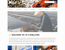 Tablet Screenshot of jpshellfish.com